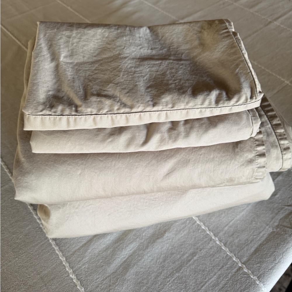 Boll & Branch Signature Hemmed Sheet Set CA King - Oak